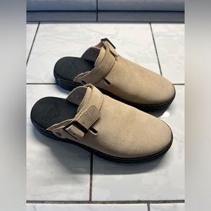 Dr Martens Carlson Suede Classic Slingback Mules